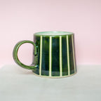 tea mug forest stripes