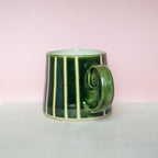tea mug forest stripes