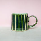 tea mug forest stripes