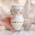 Mini vases love