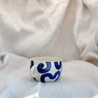 blue pattern classic cup