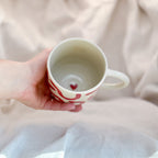 red pattern classic cup