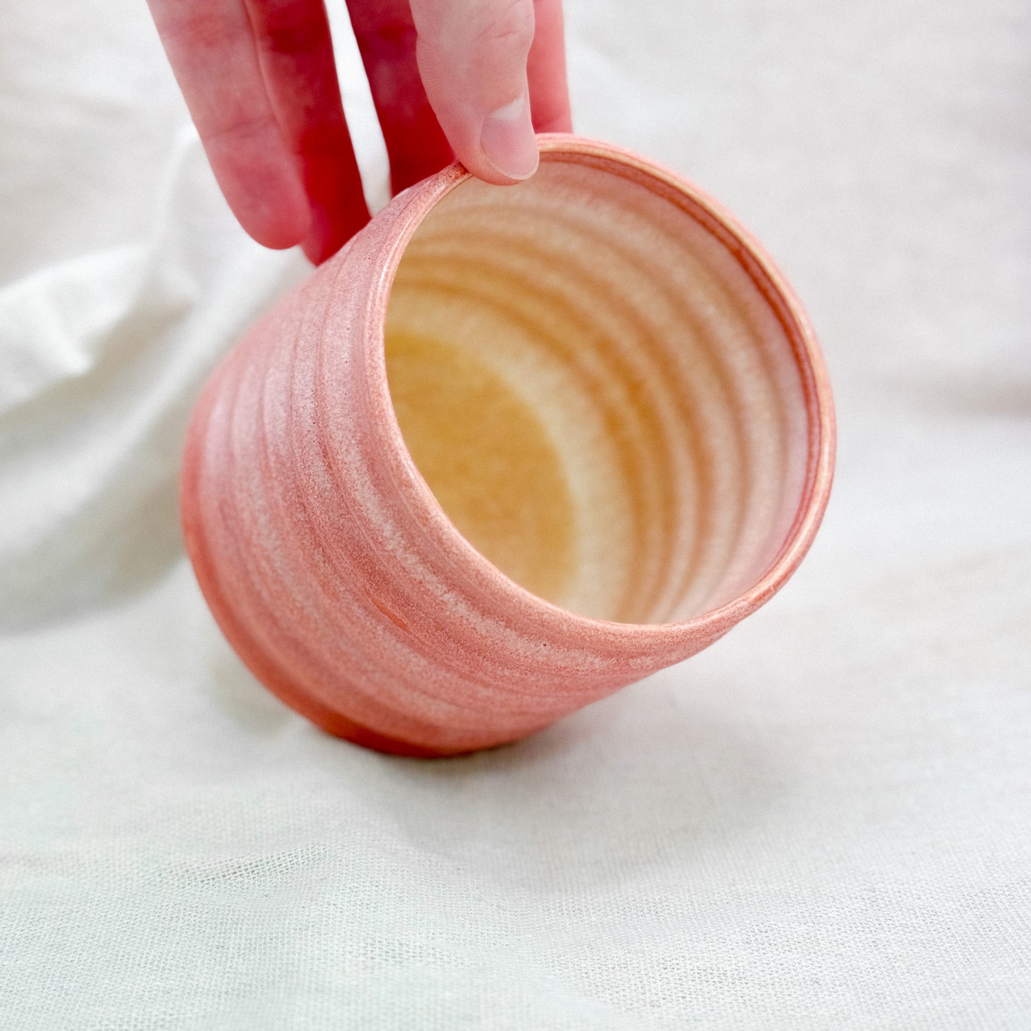 blush swirly tumbler