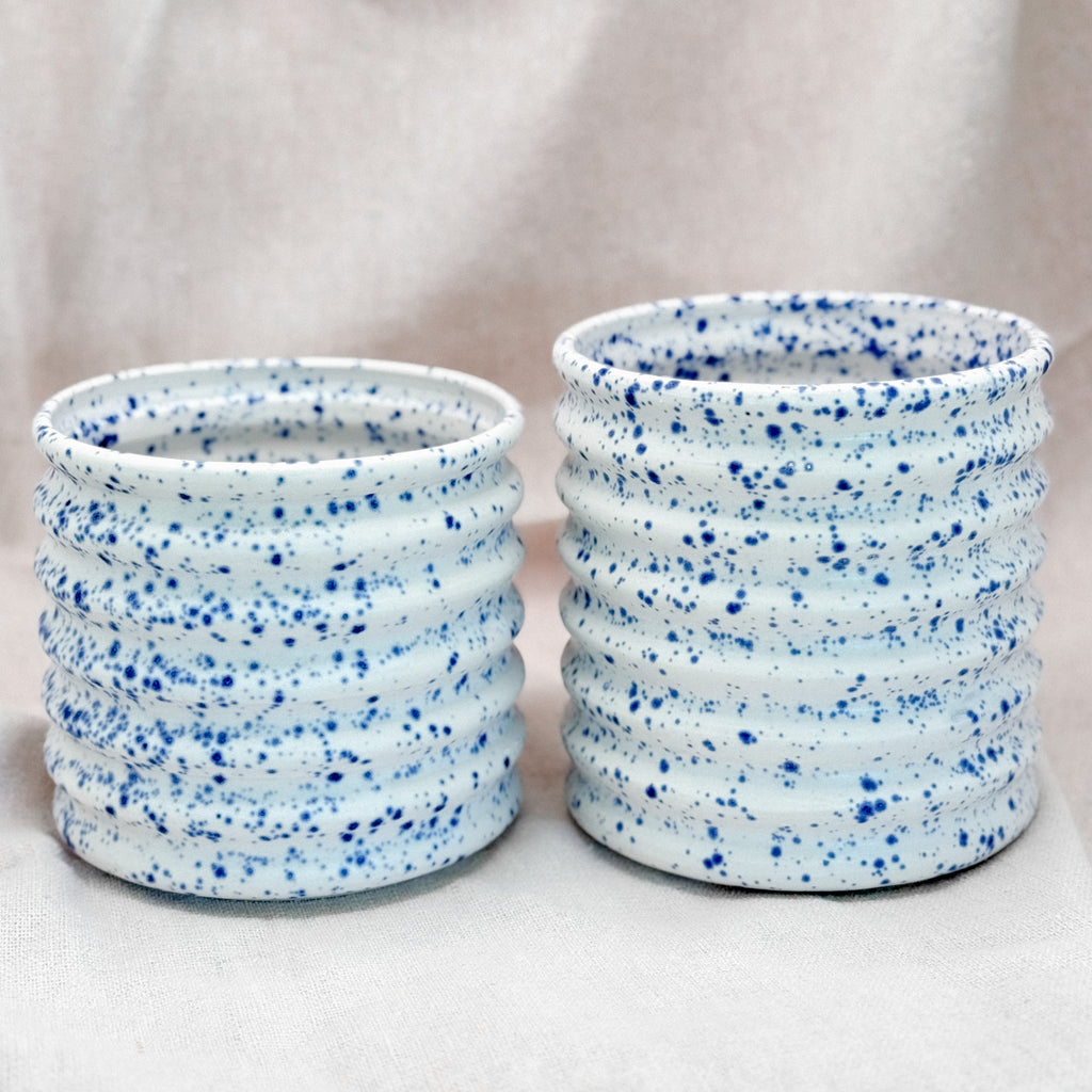 splatter swirly tumbler