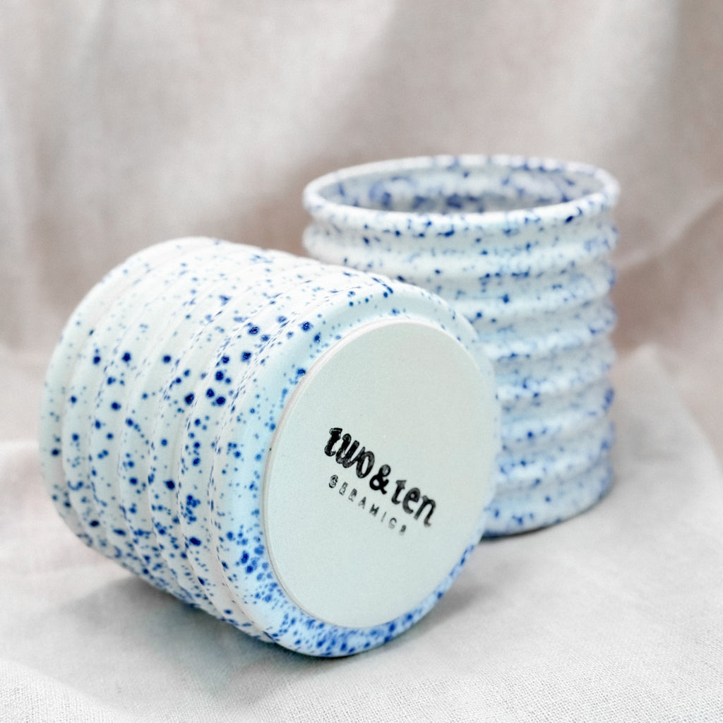 splatter swirly tumbler