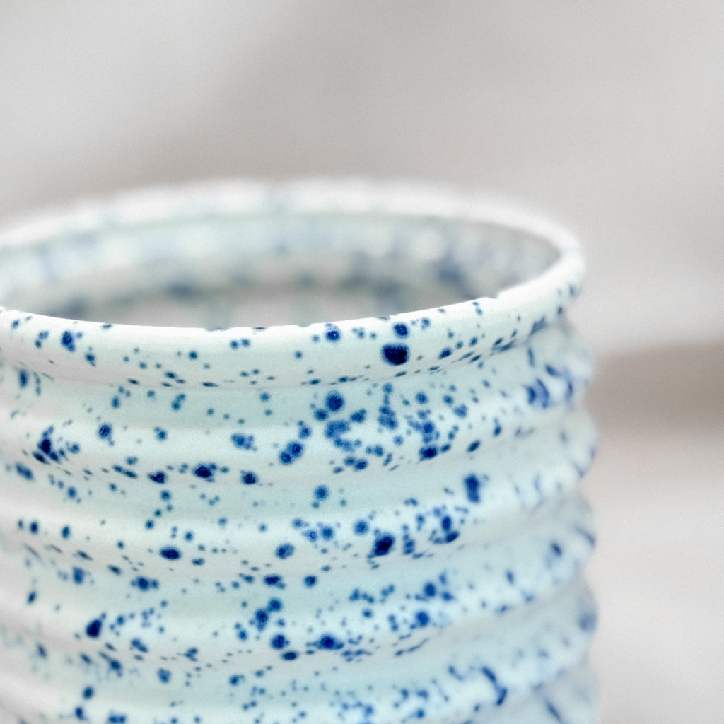 splatter swirly tumbler