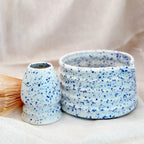 splatter matcha bowl