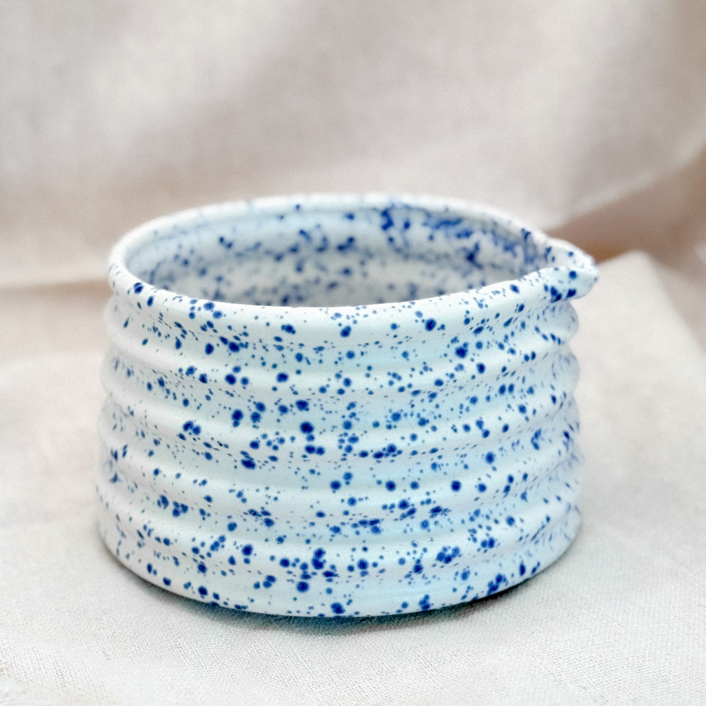 splatter matcha bowl