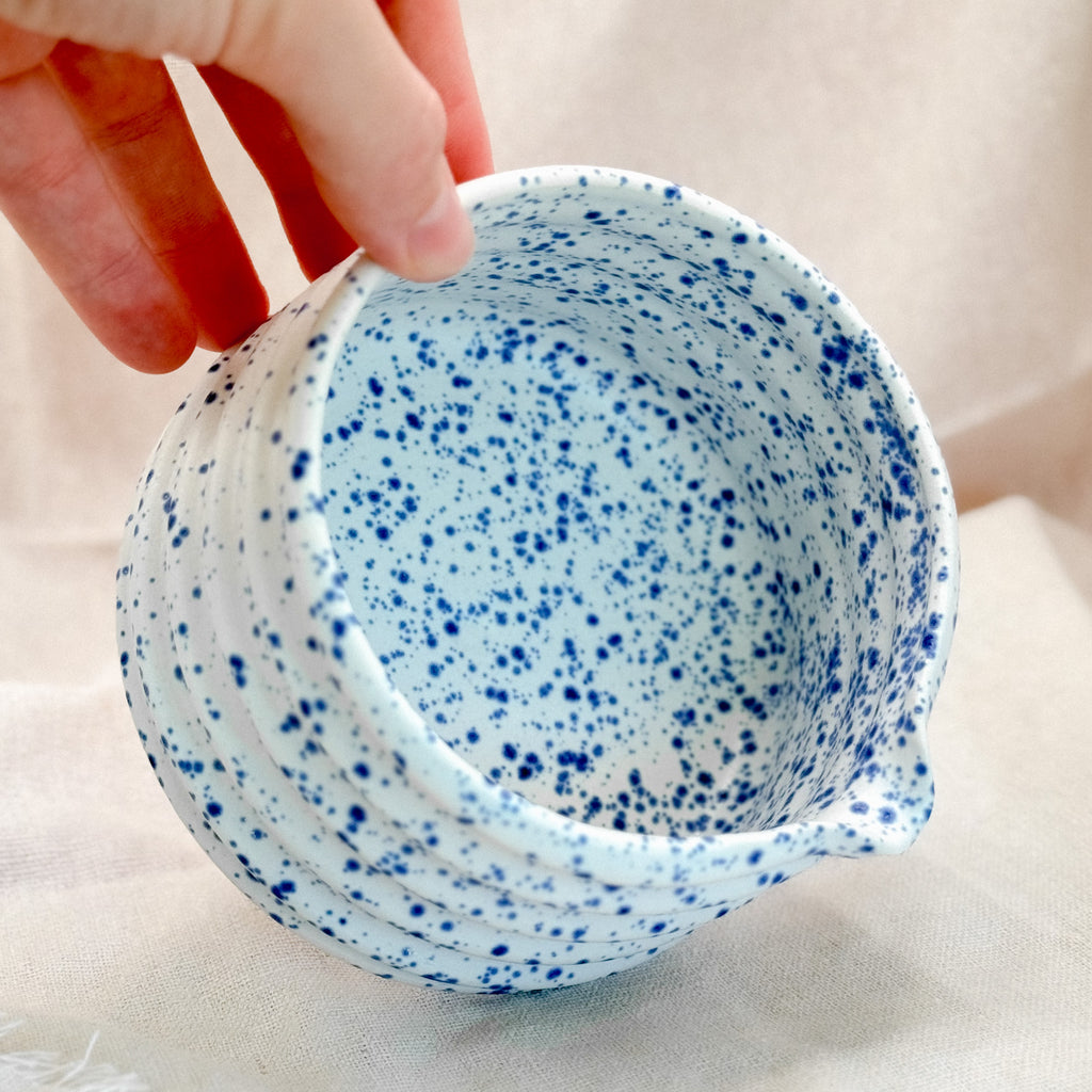 splatter matcha bowl