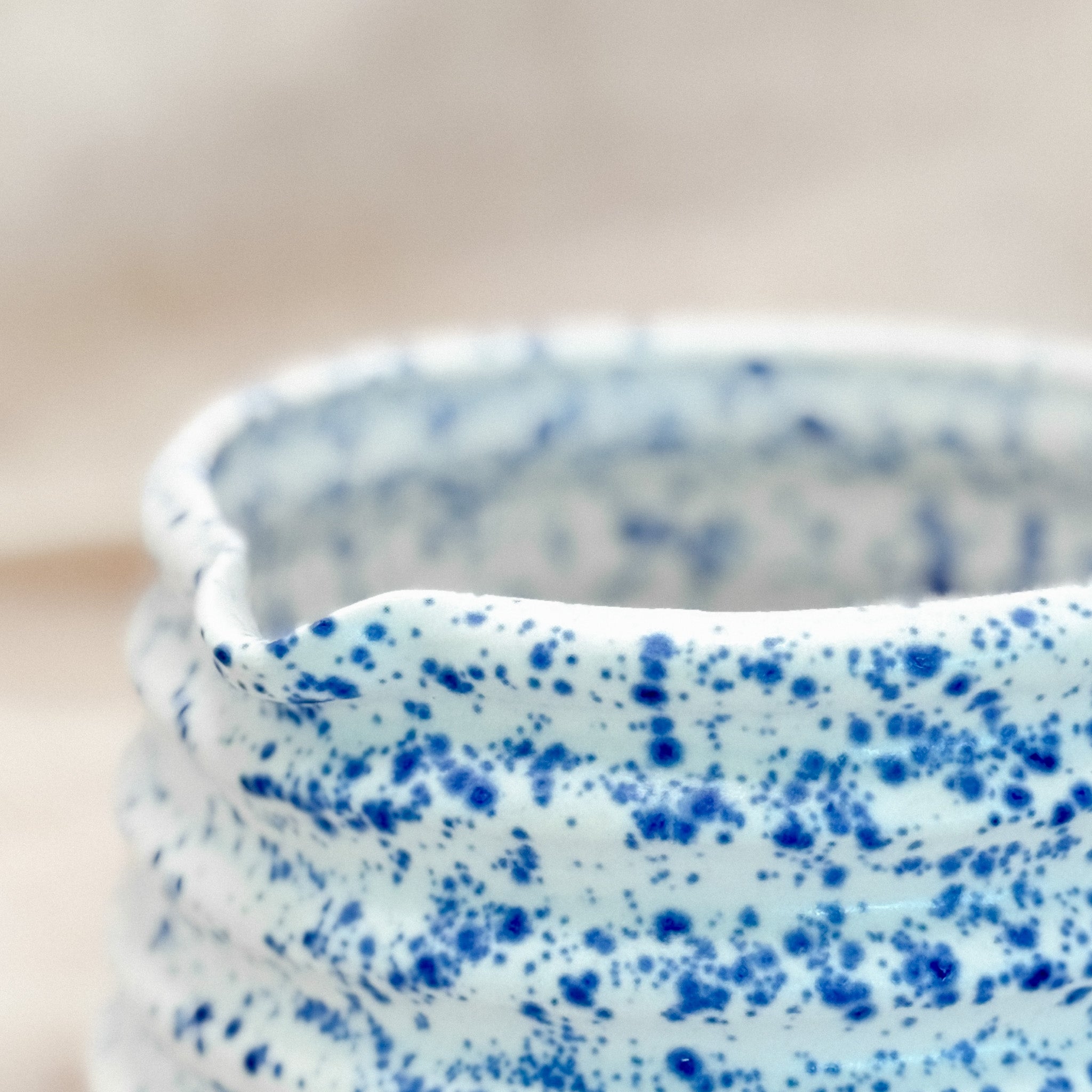 splatter matcha bowl