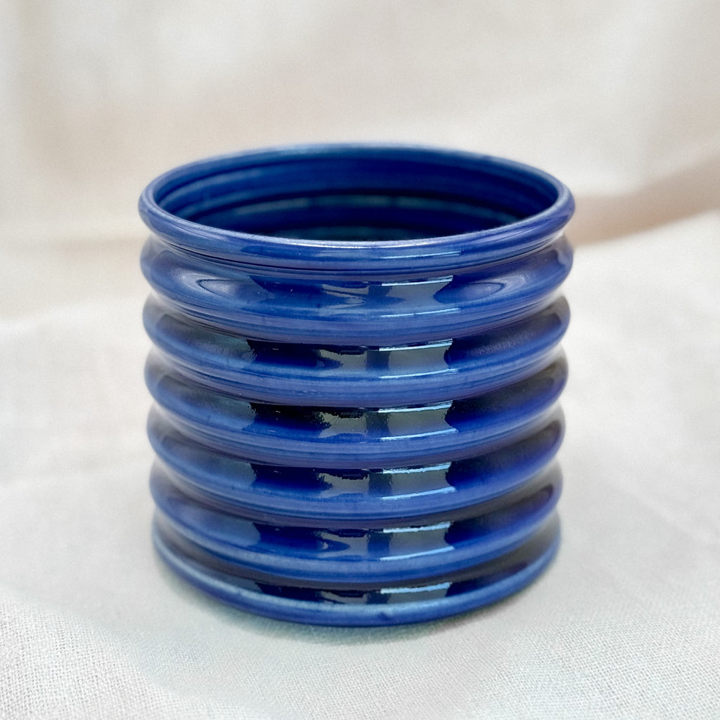 cobalt swirly tumbler