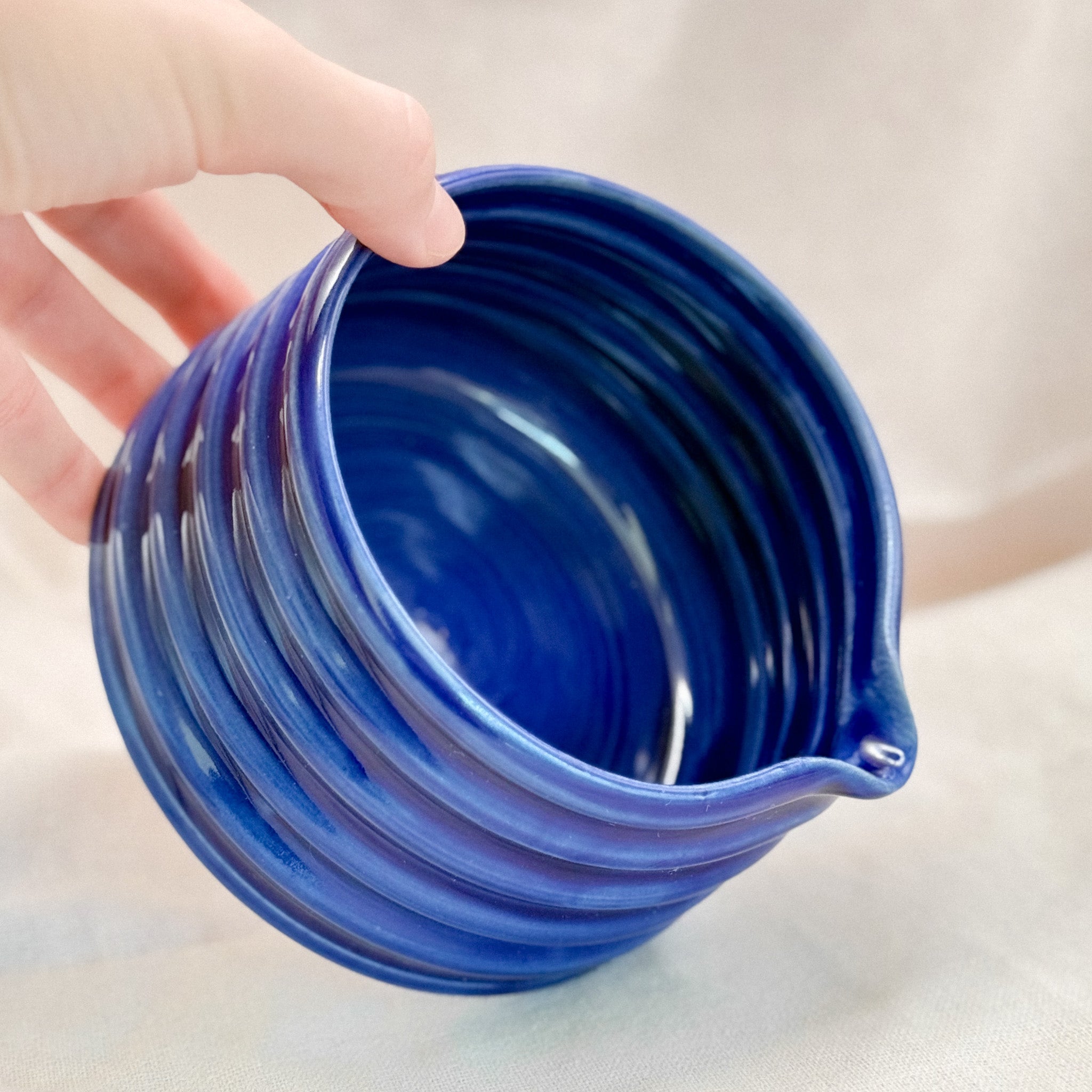 cobalt matcha bowl
