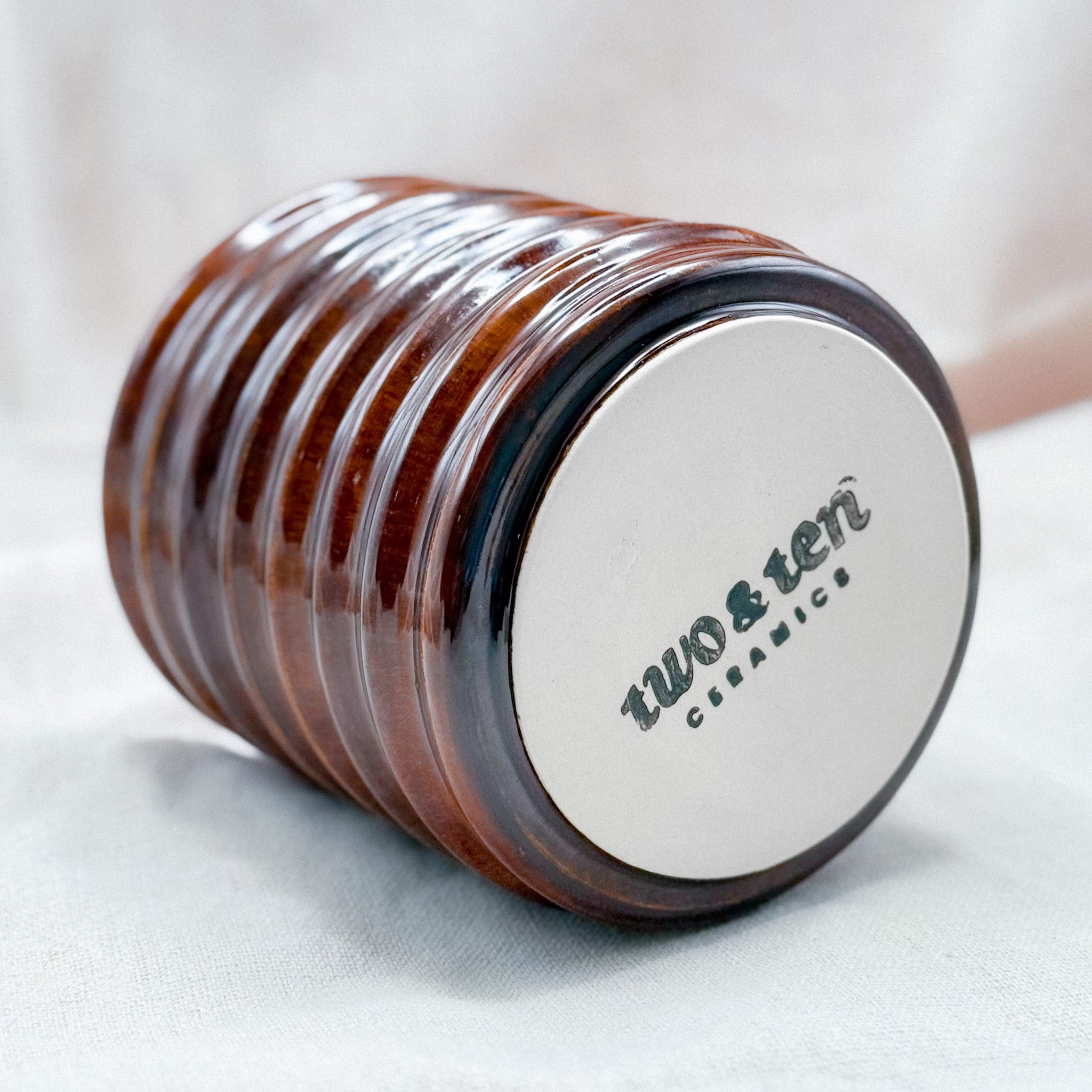 mocha swirly tumbler