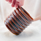 mocha swirly tumbler