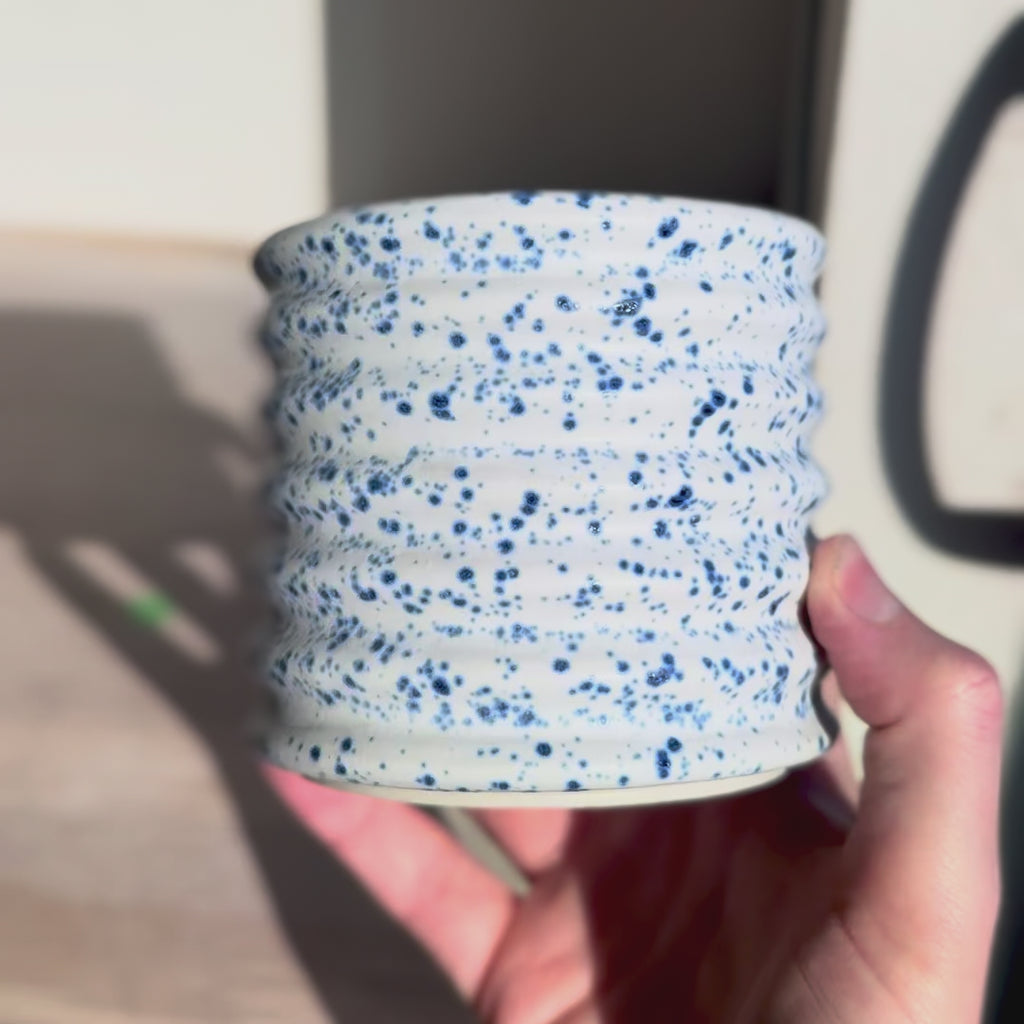 splatter swirly tumbler