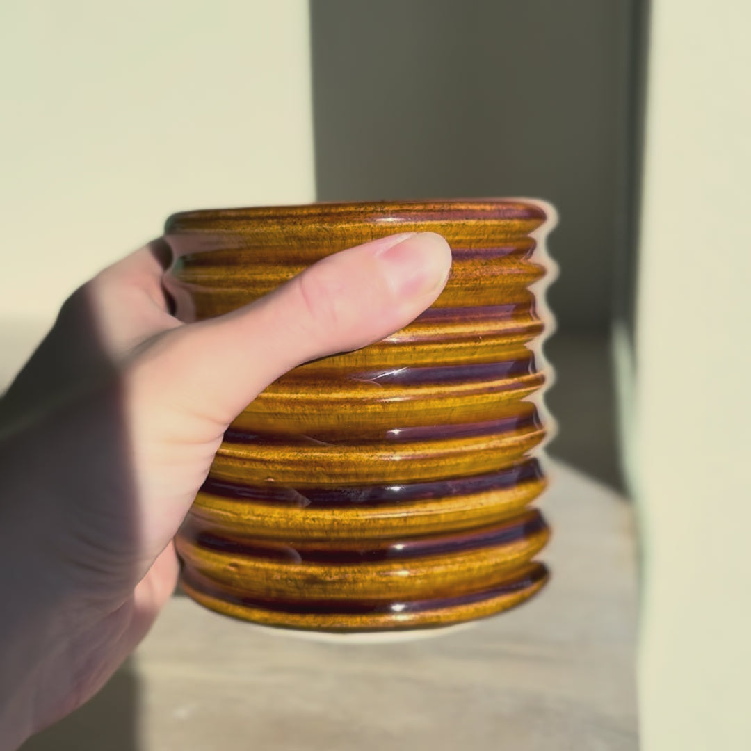 mocha swirly tumbler